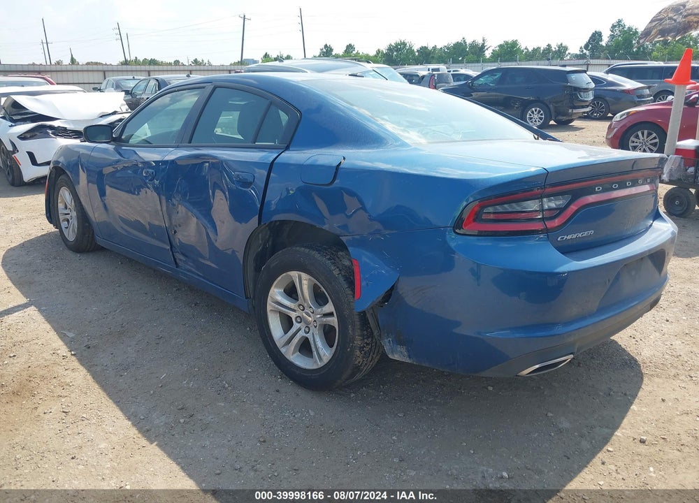2022 DODGE CHARGER SXT RWD VIN: 2C3CDXBG9NH197178
