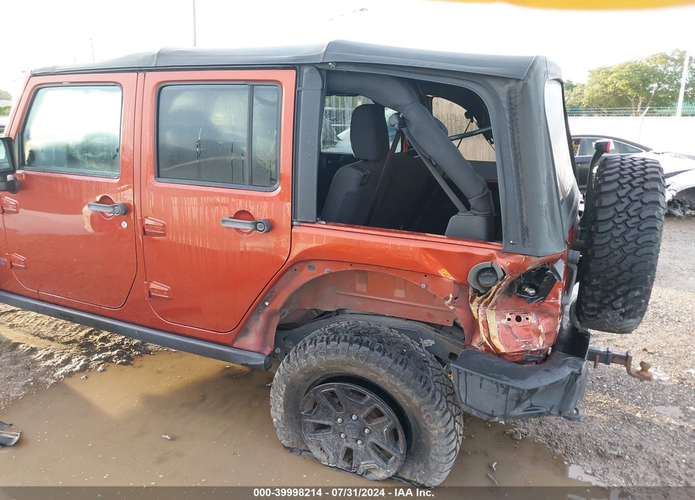 2014 JEEP WRANGLER UNLIMITED WILLYS WHEELER VIN: 1C4BJWDG7EL299315