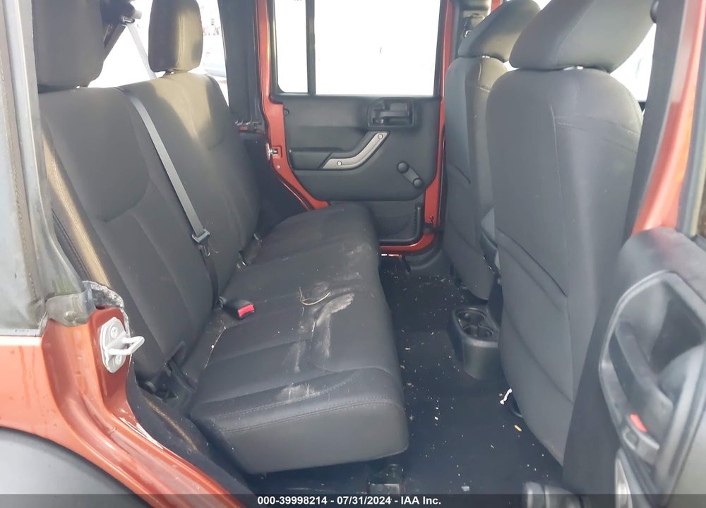 2014 JEEP WRANGLER UNLIMITED WILLYS WHEELER VIN: 1C4BJWDG7EL299315
