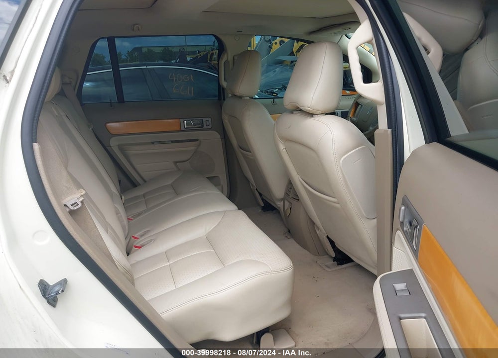 2007 LINCOLN MKX VIN: 2LMDU88C87BJ21743