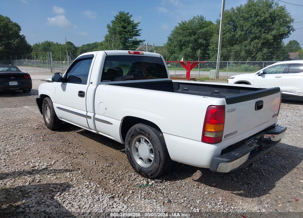 2000 GMC SIERRA 1500 SLE VIN: 1GTEC14W3YZ216885