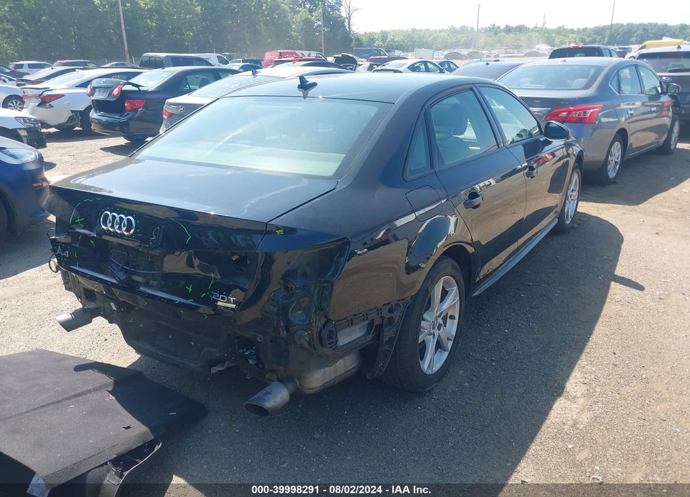 2018 AUDI A4 2.0T TECH ULTRA PREMIUM/2.0T ULTRA PREMIUM VIN: WAUKMAF49JA038171