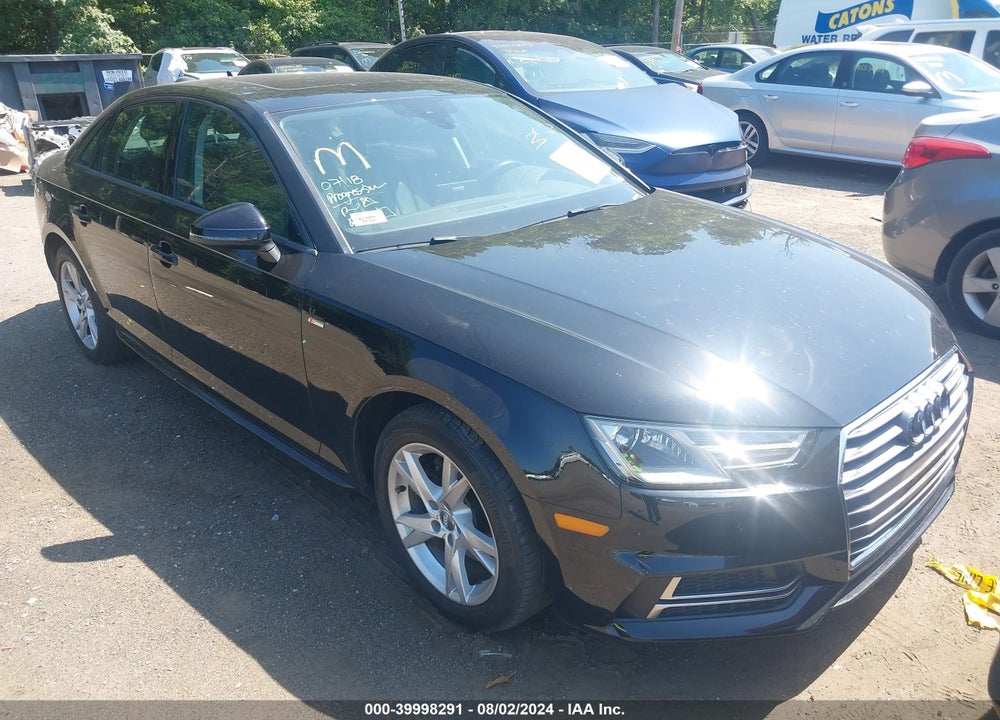 2018 AUDI A4 2.0T TECH ULTRA PREMIUM/2.0T ULTRA PREMIUM VIN: WAUKMAF49JA038171