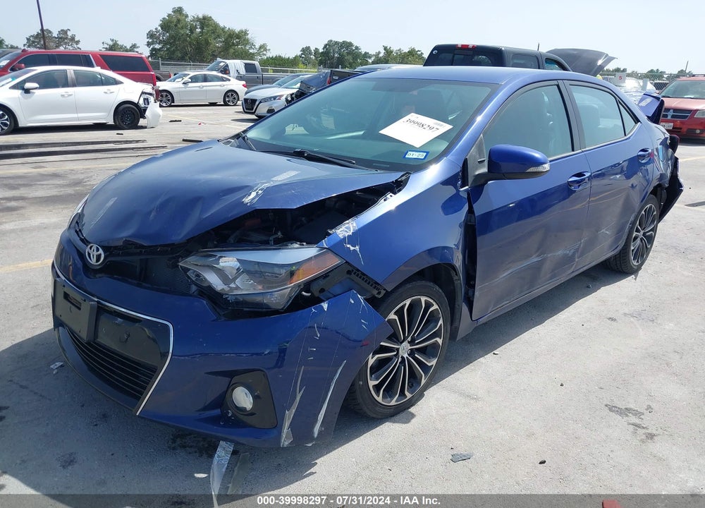 2015 TOYOTA COROLLA S PLUS VIN: 5YFBURHE0FP346727