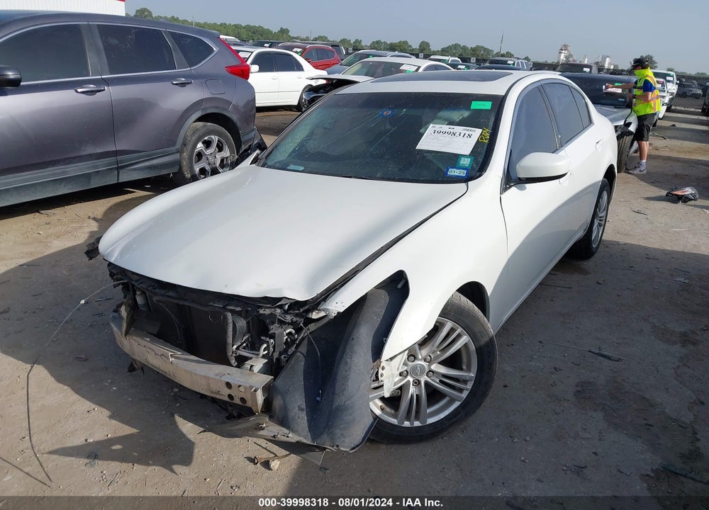 2012 INFINITI G37X VIN: JN1CV6AR6CM977562
