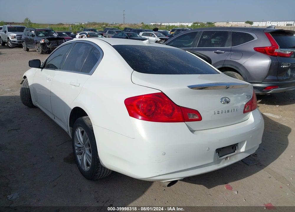 2012 INFINITI G37X VIN: JN1CV6AR6CM977562