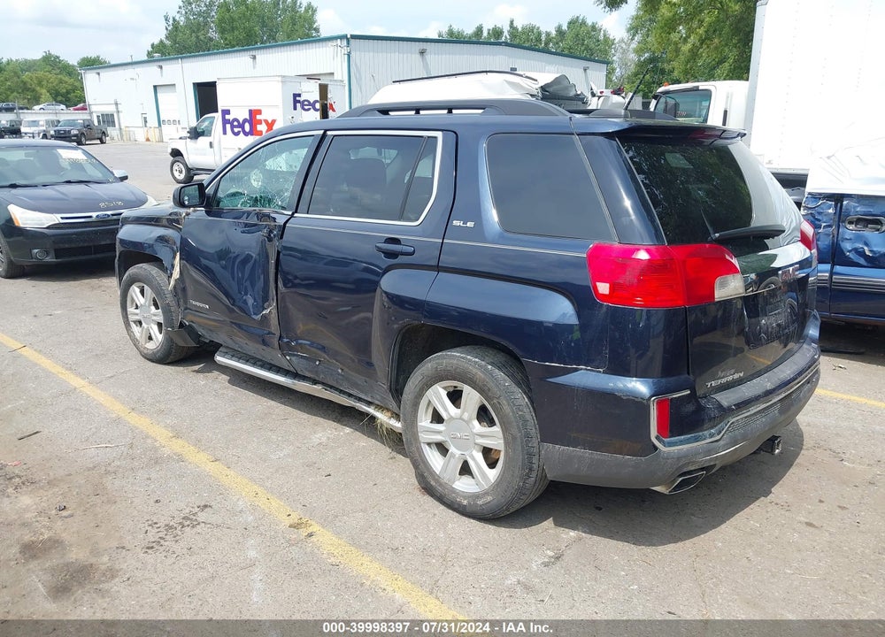 2016 GMC TERRAIN SLE-2 VIN: 2GKFLNE30G6113020