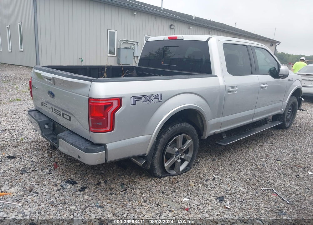 2015 FORD F-150 LARIAT VIN: 1FTEW1EG1FFC60168