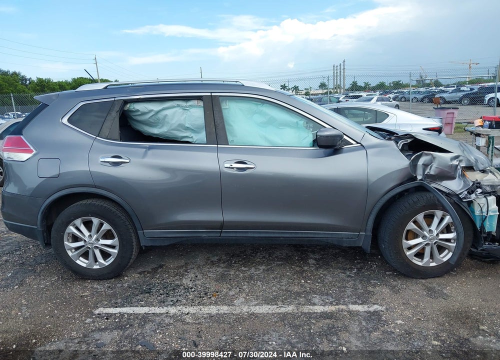 2016 NISSAN ROGUE SV VIN: KNMAT2MT1GP628727