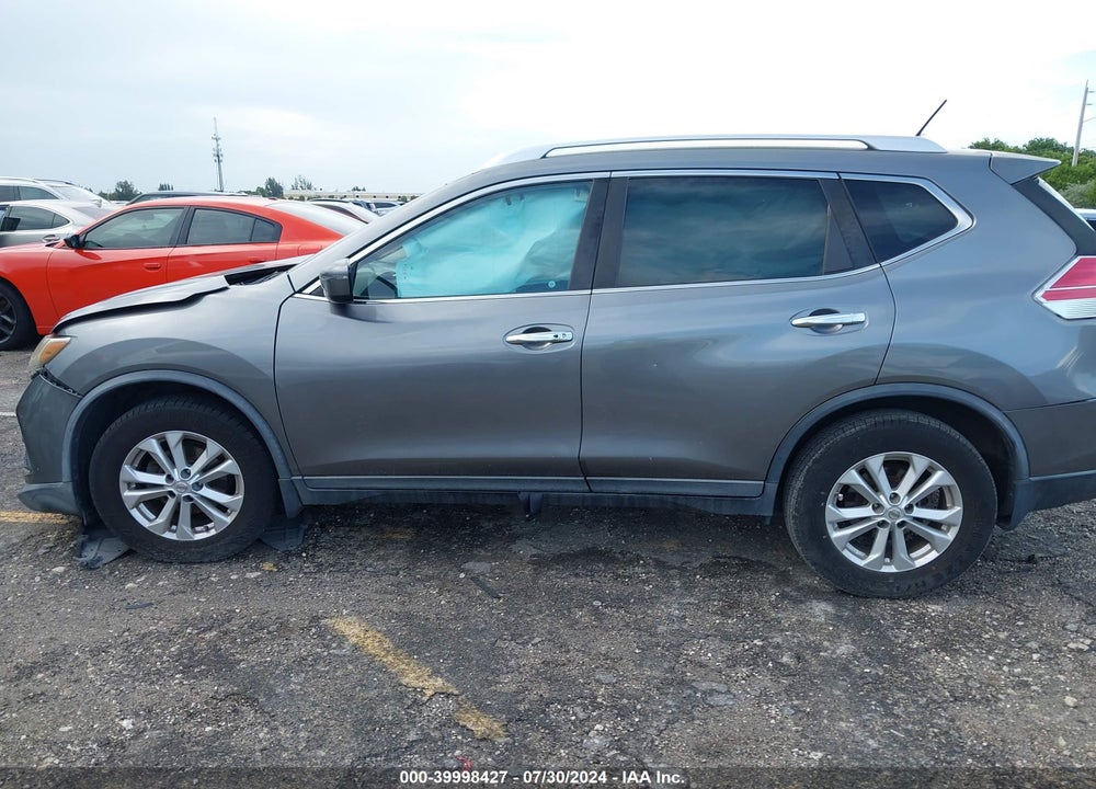 2016 NISSAN ROGUE SV VIN: KNMAT2MT1GP628727