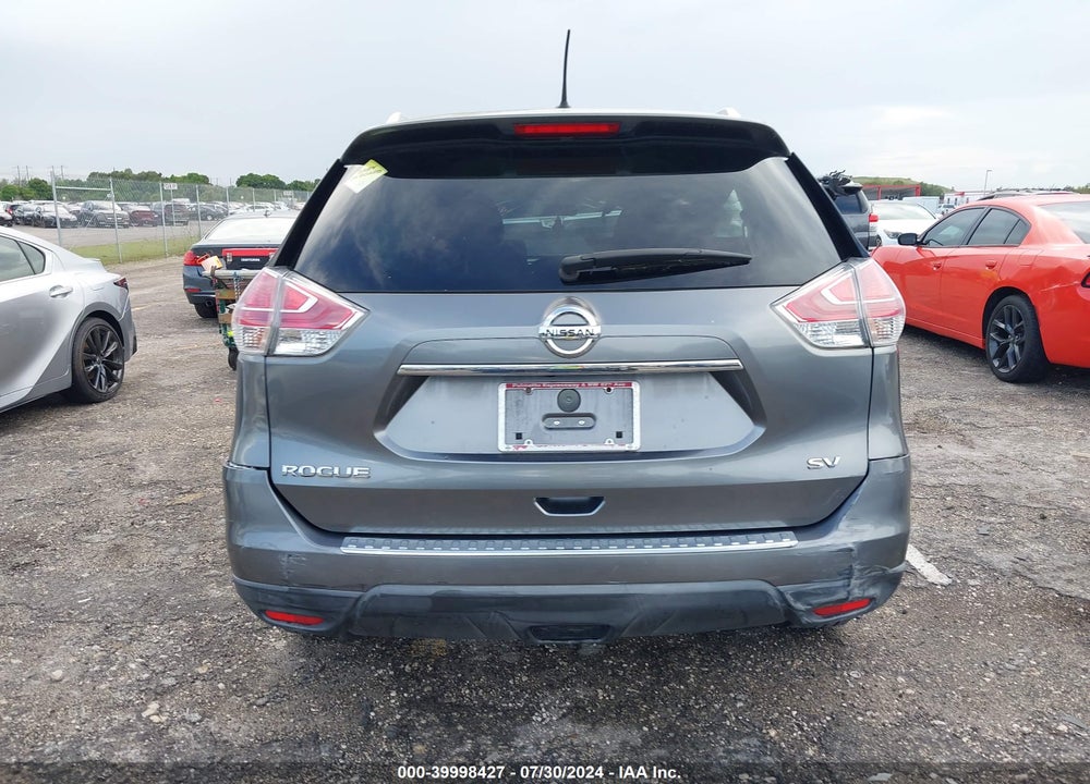 2016 NISSAN ROGUE SV VIN: KNMAT2MT1GP628727