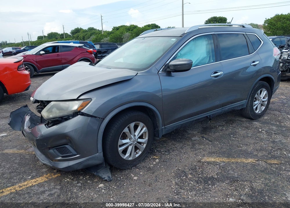 2016 NISSAN ROGUE SV VIN: KNMAT2MT1GP628727