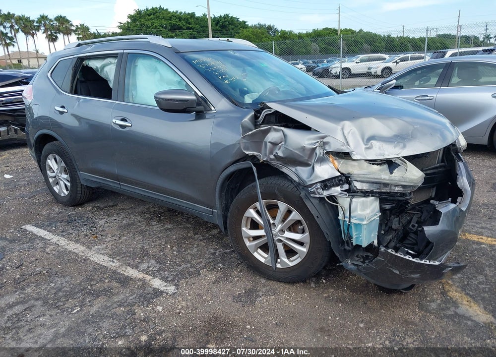 2016 NISSAN ROGUE SV VIN: KNMAT2MT1GP628727