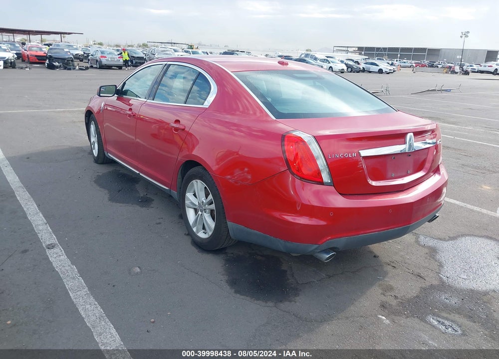 2011 LINCOLN MKS VIN: 1LNHL9DR1BG607828