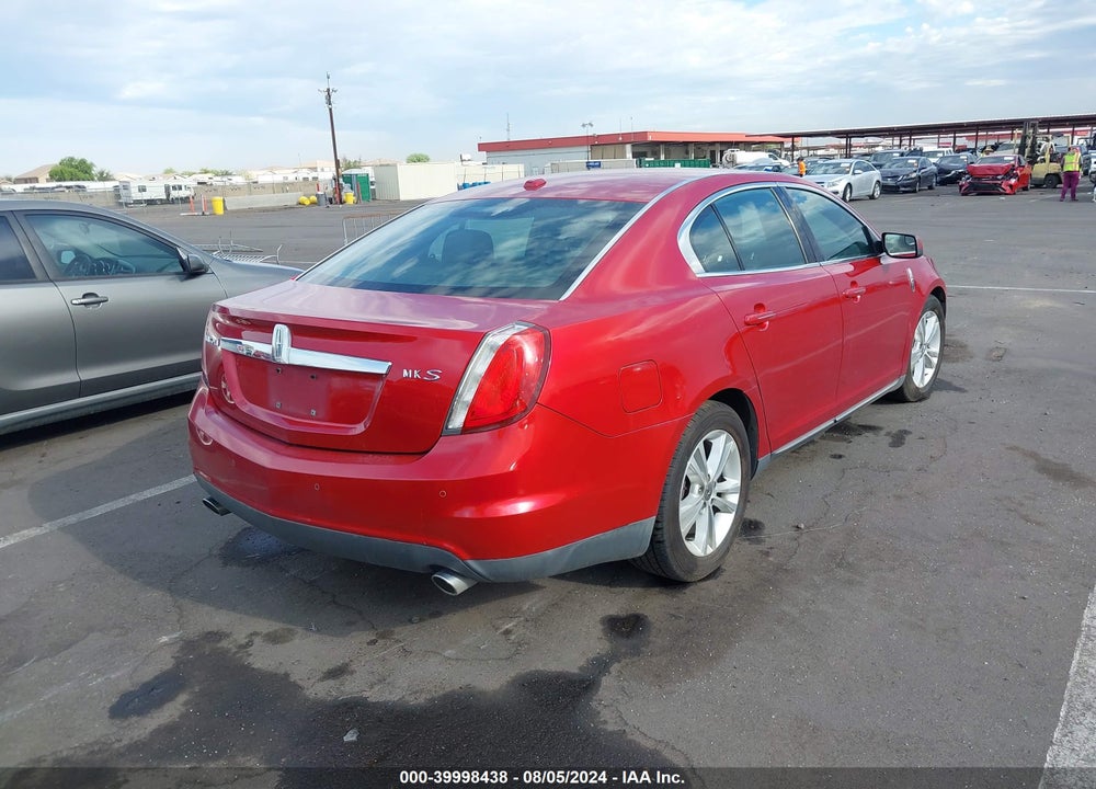 2011 LINCOLN MKS VIN: 1LNHL9DR1BG607828