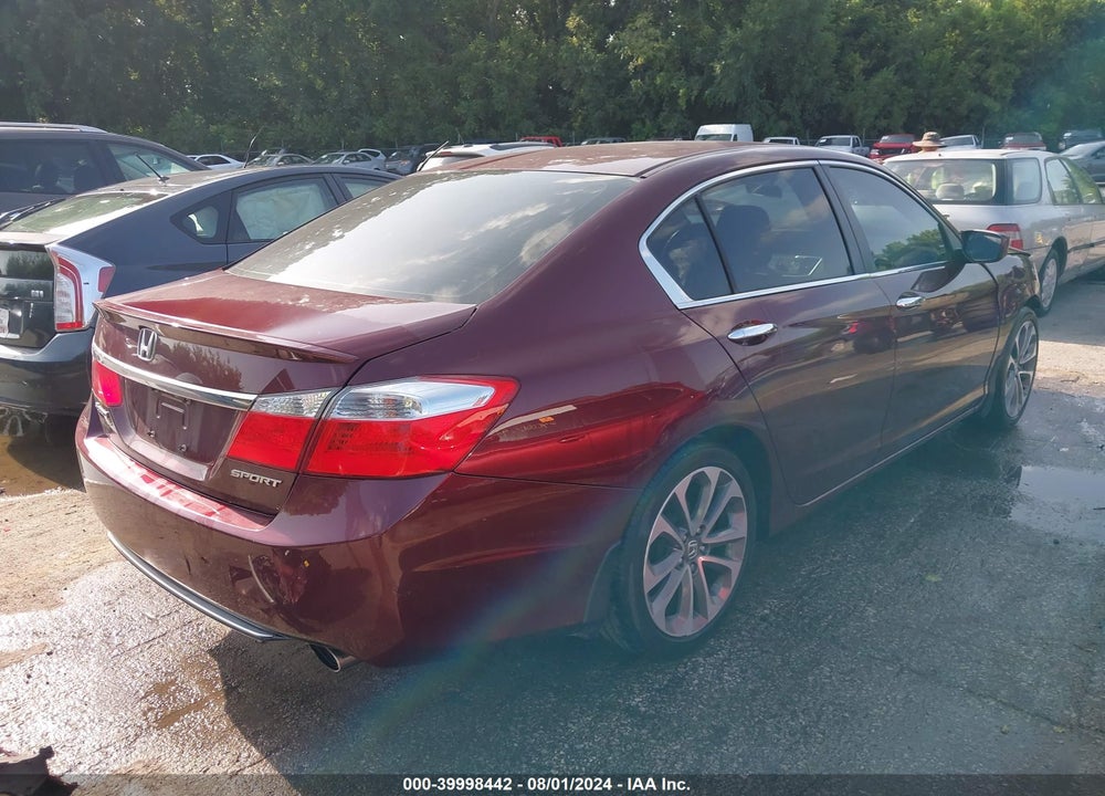 2014 HONDA ACCORD SPORT VIN: 1HGCR2F54EA039792