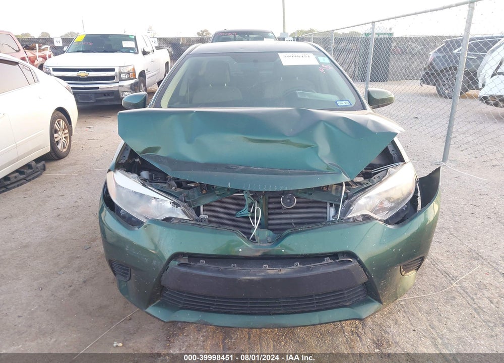 2014 TOYOTA COROLLA LE VIN: 2T1BURHE5EC015687