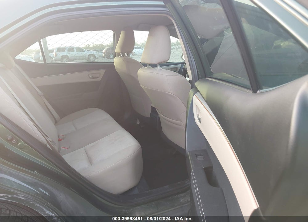 2014 TOYOTA COROLLA LE VIN: 2T1BURHE5EC015687