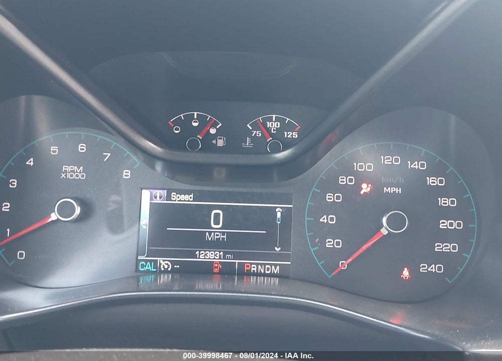 2016 CHEVROLET COLORADO Z71 VIN: 1GCGTDE34G1115639