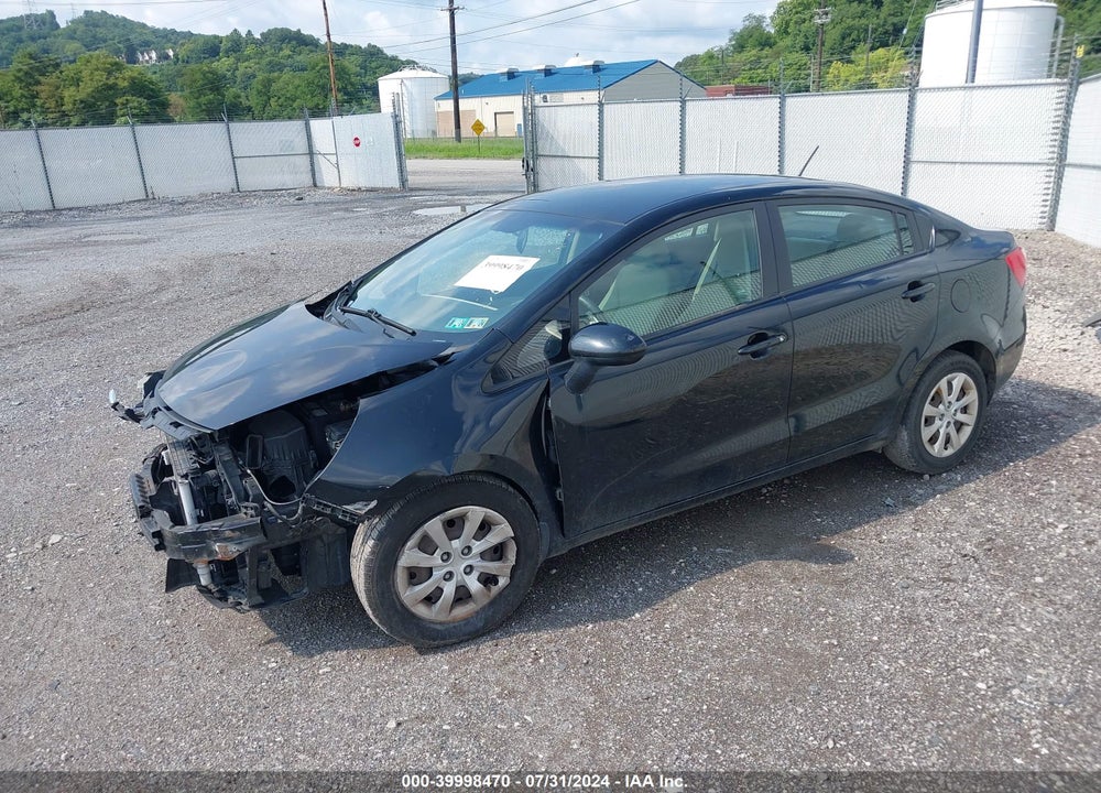 2013 KIA RIO LX VIN: KNADM4A34D6165250