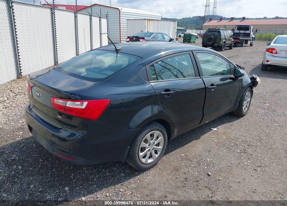 2013 KIA RIO LX VIN: KNADM4A34D6165250