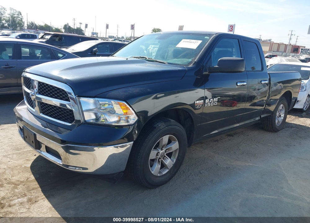 2018 RAM 1500 SLT QUAD CAB 4X2 6'4 BOX VIN: 1C6RR6GT7JS126921