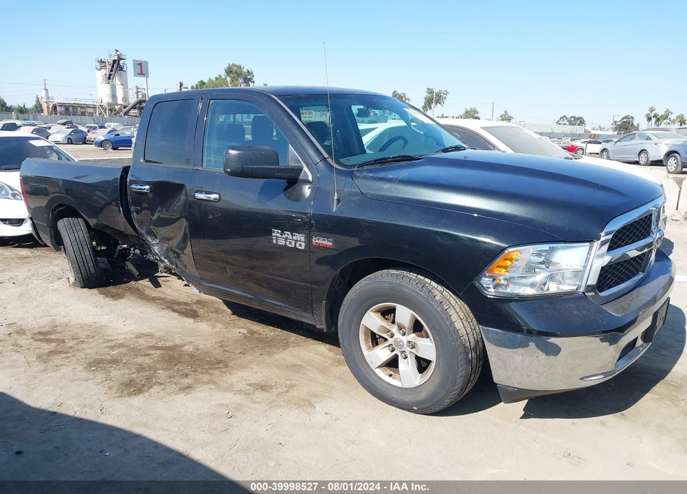 2018 RAM 1500 SLT QUAD CAB 4X2 6'4 BOX VIN: 1C6RR6GT7JS126921