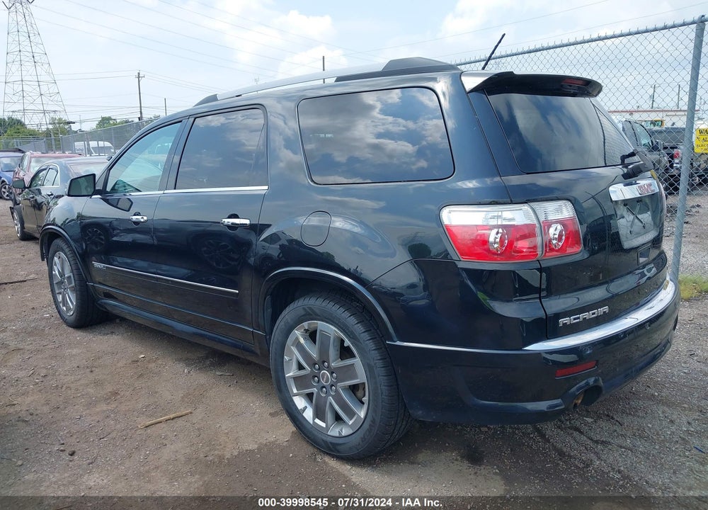 2011 GMC ACADIA DENALI VIN: 1GKKVTED3BJ278349