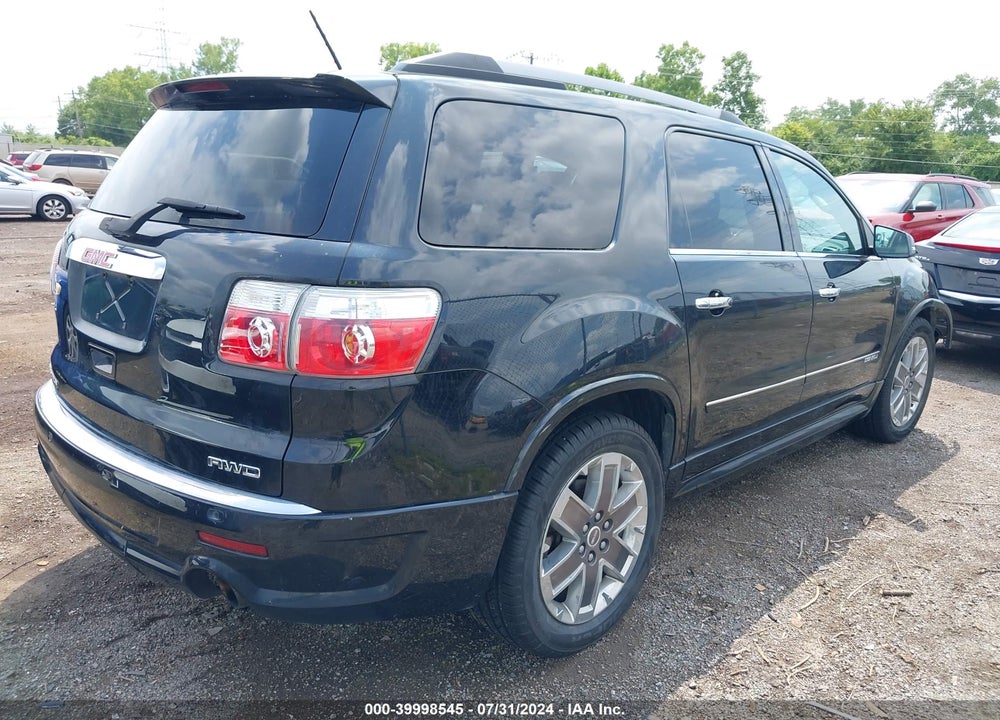 2011 GMC ACADIA DENALI VIN: 1GKKVTED3BJ278349