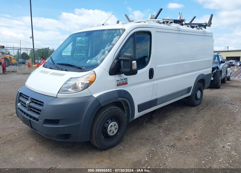 2017 RAM PROMASTER 1500 LOW ROOF 136 WB VIN: 3C6TRVAG8HE517052