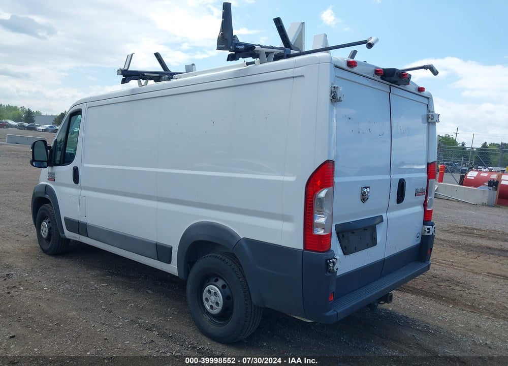 2017 RAM PROMASTER 1500 LOW ROOF 136 WB VIN: 3C6TRVAG8HE517052