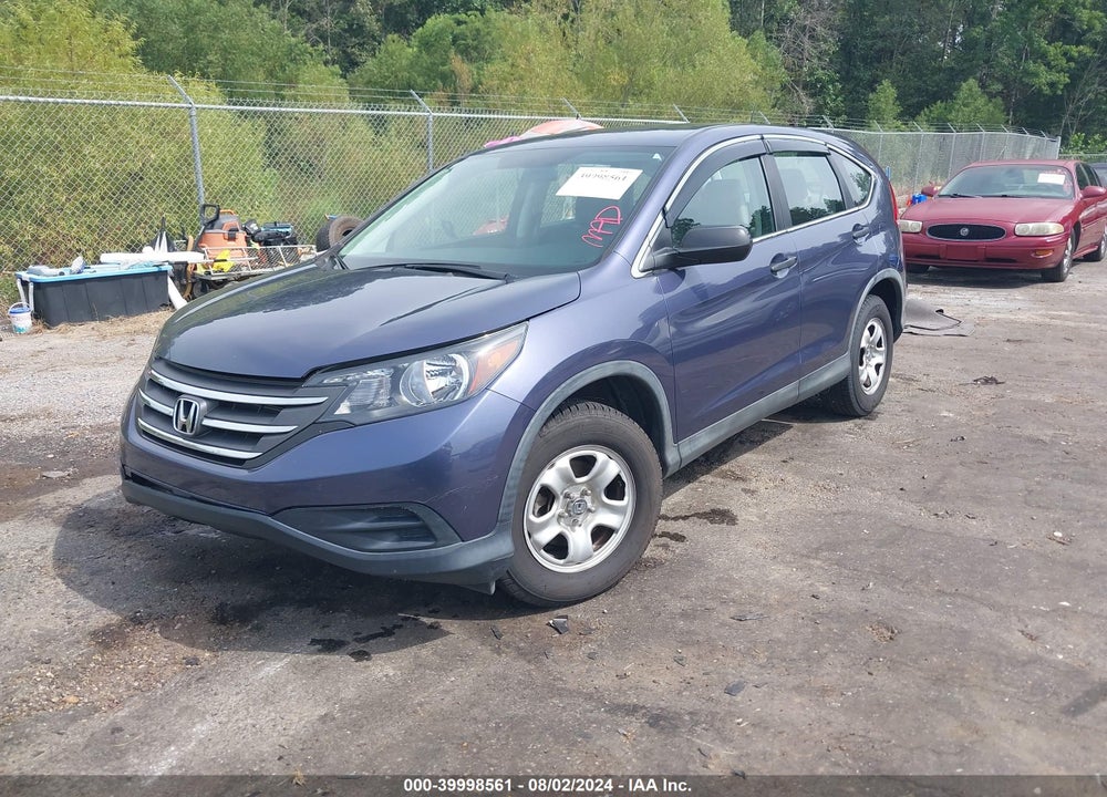 2013 HONDA CR-V LX VIN: 5J6RM3H34DL003123