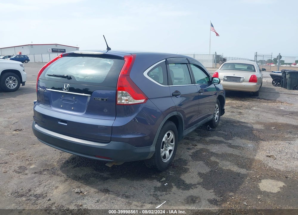 2013 HONDA CR-V LX VIN: 5J6RM3H34DL003123