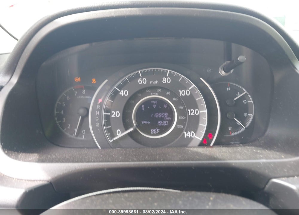 2013 HONDA CR-V LX VIN: 5J6RM3H34DL003123