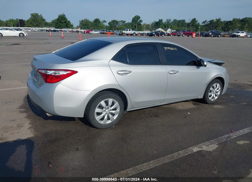 2016 TOYOTA COROLLA LE VIN: 2T1BURHE0GC673758