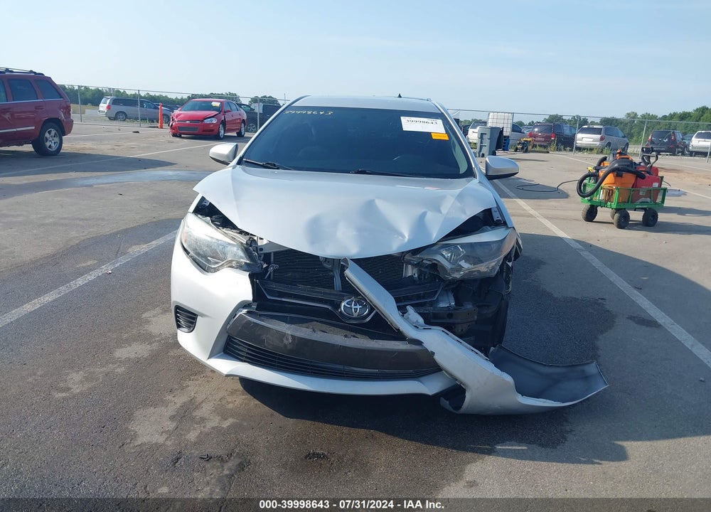 2016 TOYOTA COROLLA LE VIN: 2T1BURHE0GC673758