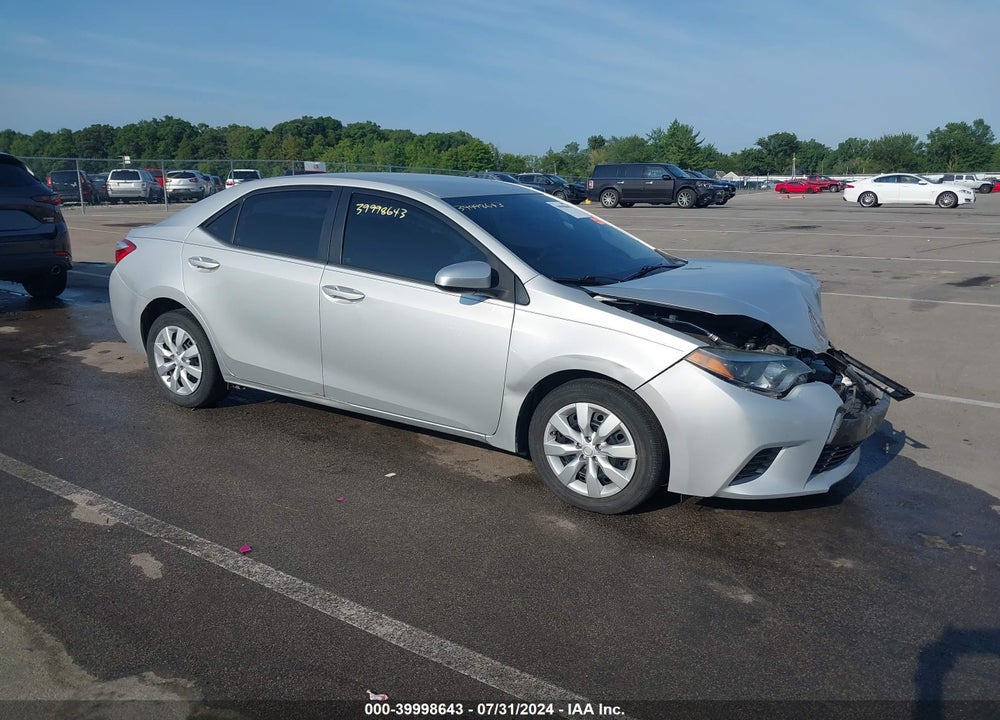 2016 TOYOTA COROLLA LE VIN: 2T1BURHE0GC673758