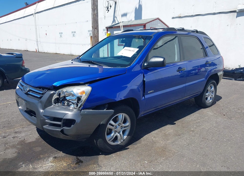2007 KIA SPORTAGE LX V6 VIN: KNDJE723177412659