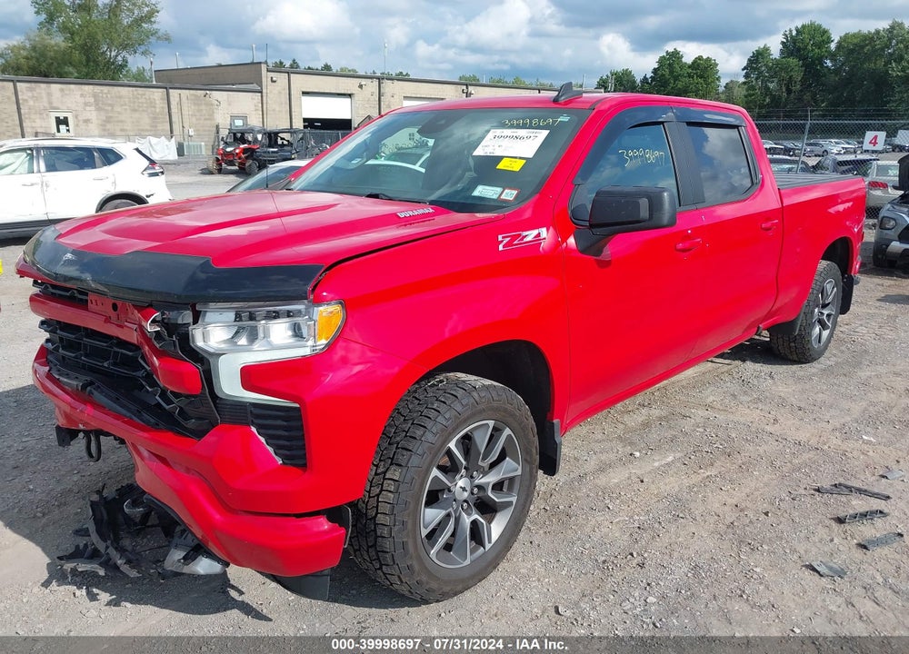 2022 CHEVROLET SILVERADO 1500 4WD STANDARD BED RST VIN: 3GCUDEET5NG505380