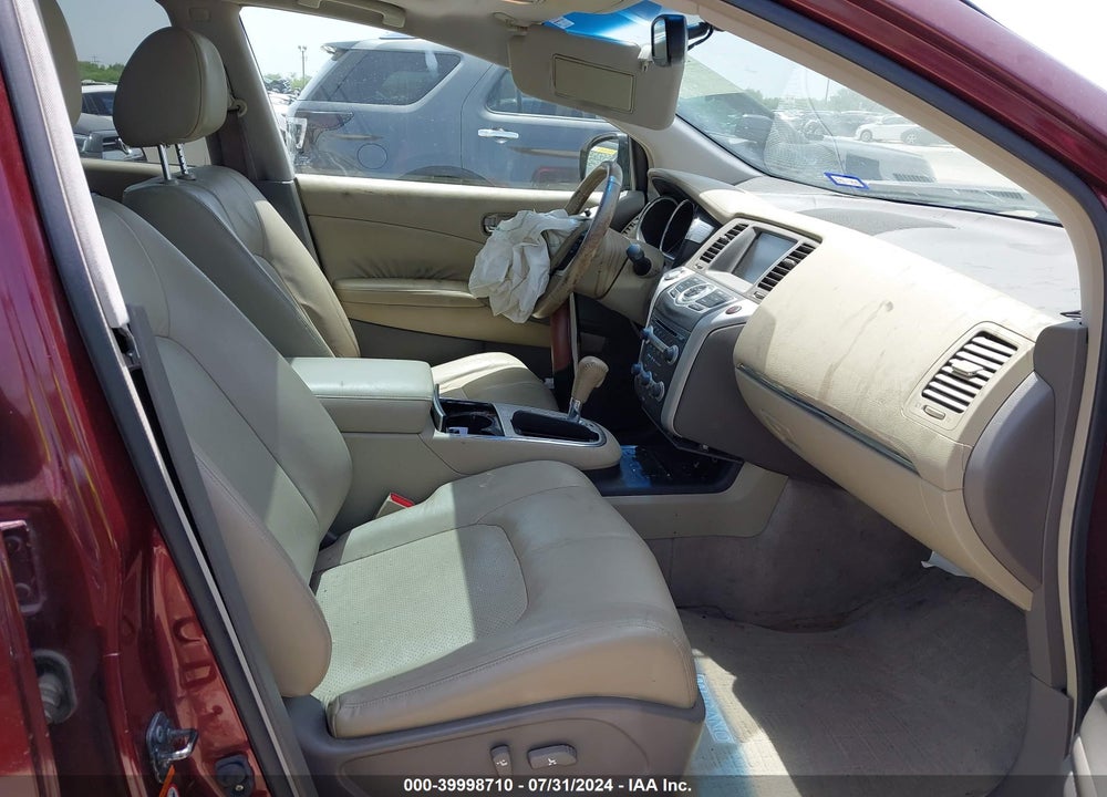 2009 NISSAN MURANO SL VIN: JN8AZ18U59W106983