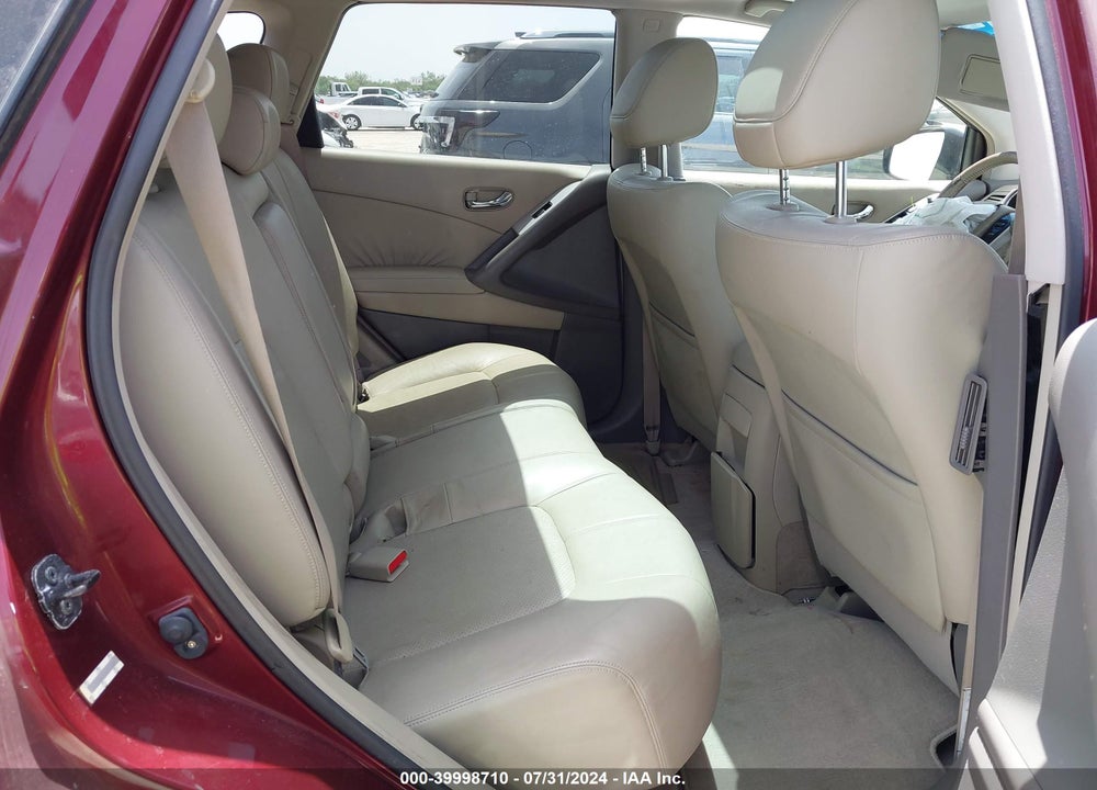 2009 NISSAN MURANO SL VIN: JN8AZ18U59W106983