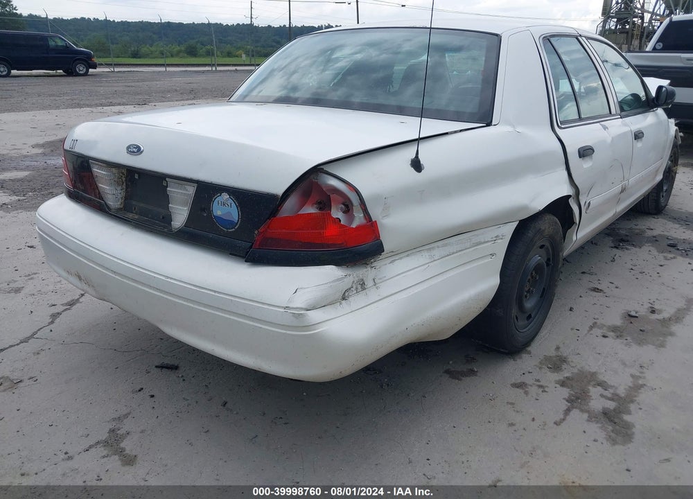 2005 FORD CROWN VICTORIA POLICE VIN: 2FAHP71W85X156750