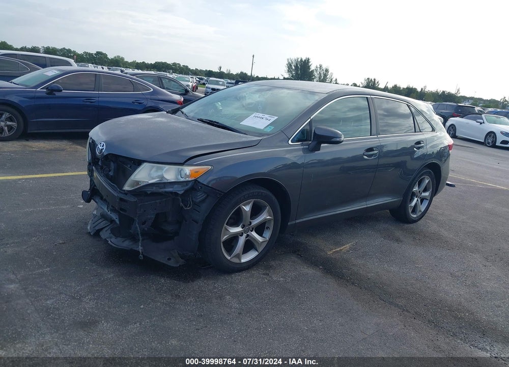 2013 TOYOTA VENZA LE V6 VIN: 4T3ZK3BB3DU056100