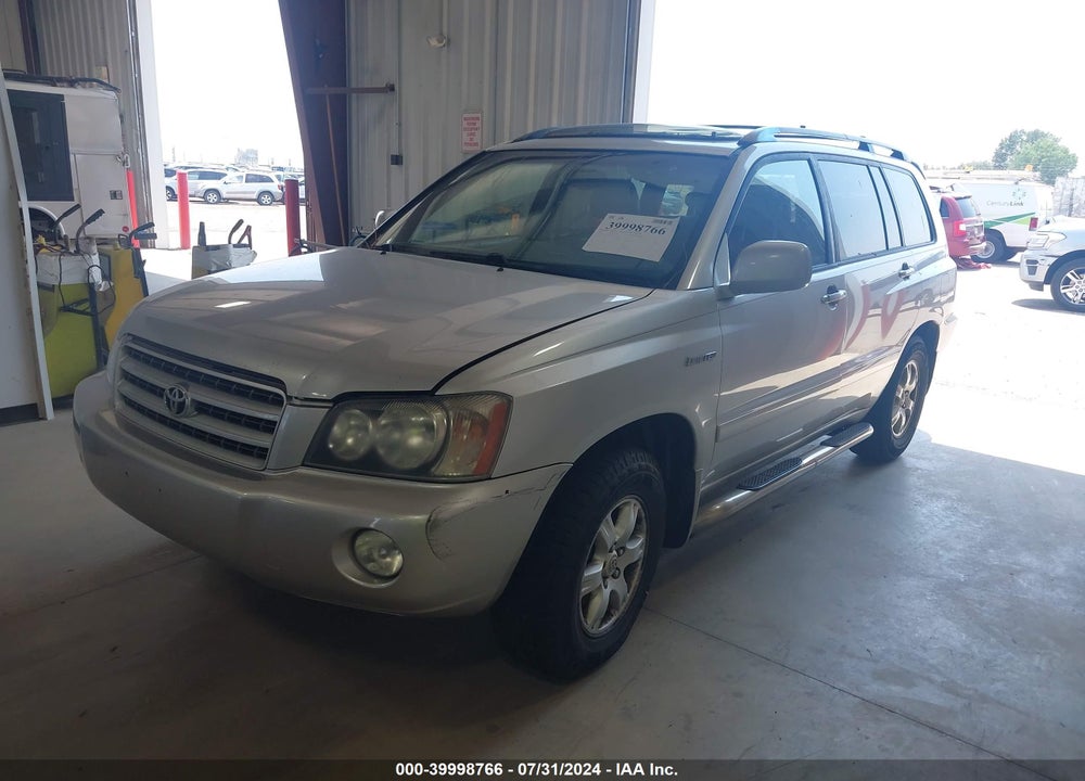 2001 TOYOTA HIGHLANDER V6 VIN: JTEGF21A310025214