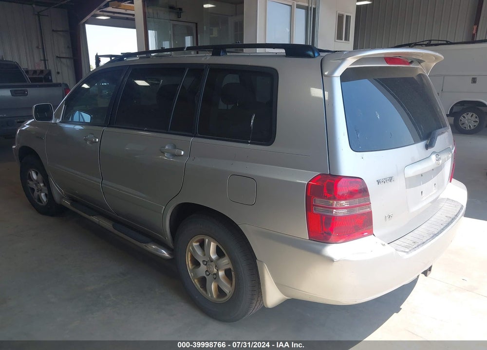 2001 TOYOTA HIGHLANDER V6 VIN: JTEGF21A310025214