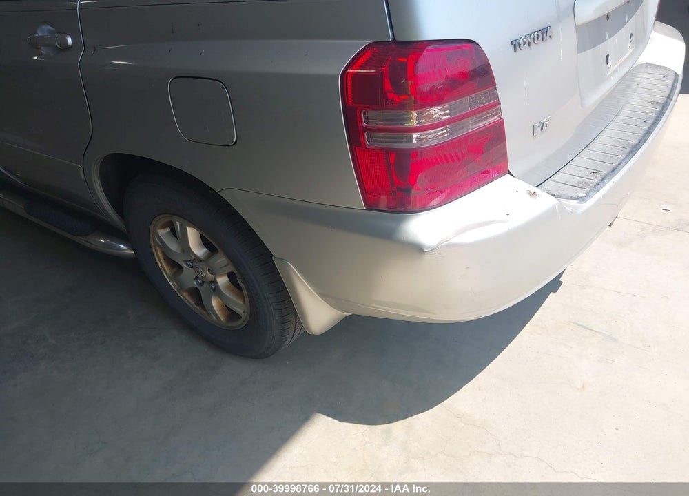 2001 TOYOTA HIGHLANDER V6 VIN: JTEGF21A310025214