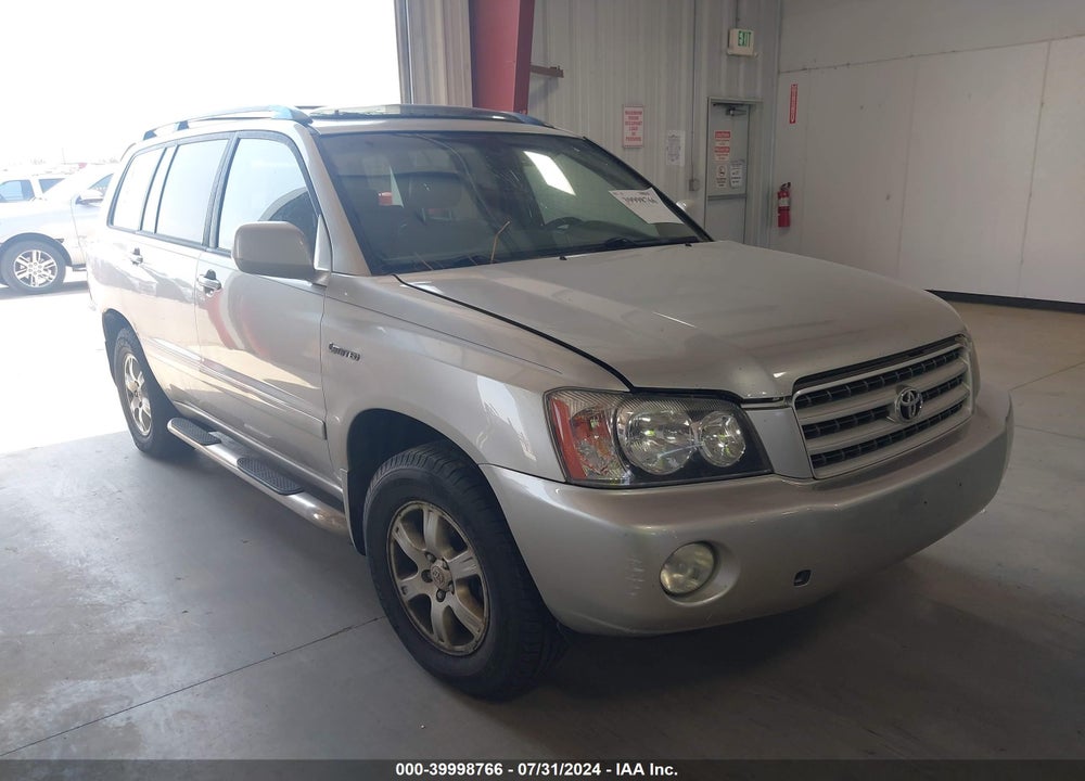2001 TOYOTA HIGHLANDER V6 VIN: JTEGF21A310025214