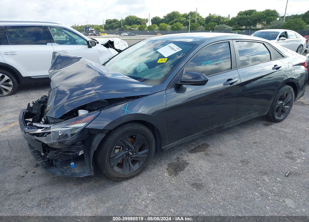 2021 HYUNDAI ELANTRA SEL VIN: 5NPLM4AG7MH004057