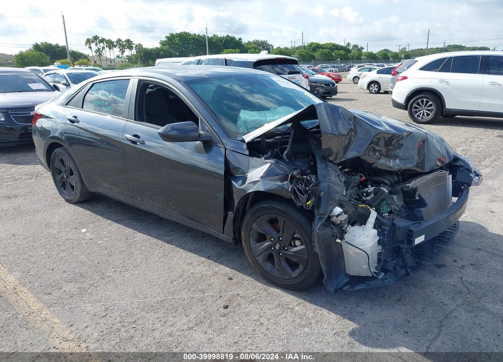 2021 HYUNDAI ELANTRA SEL VIN: 5NPLM4AG7MH004057