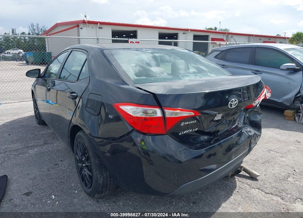 2016 TOYOTA COROLLA LE VIN: 2T1BURHE9GC546846